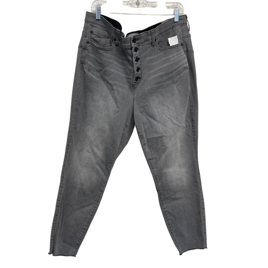 Jeans Skinny By Torrid In Grey, Size:20