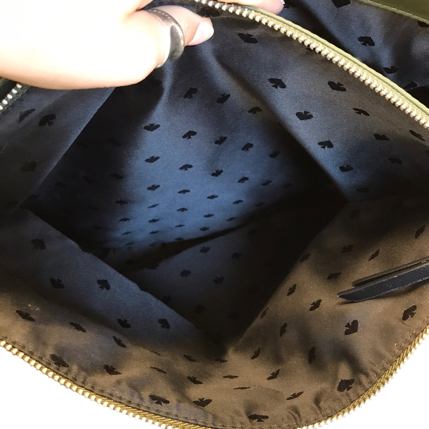 Handbag Designer By Kate Spade In Green, Size:Large
