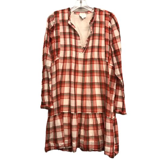 Dress Work By Sundays In Plaid Pattern, Size:L