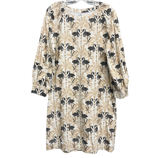 Dress Designer By Lilly Pulitzer In Black & Tan, Size:M