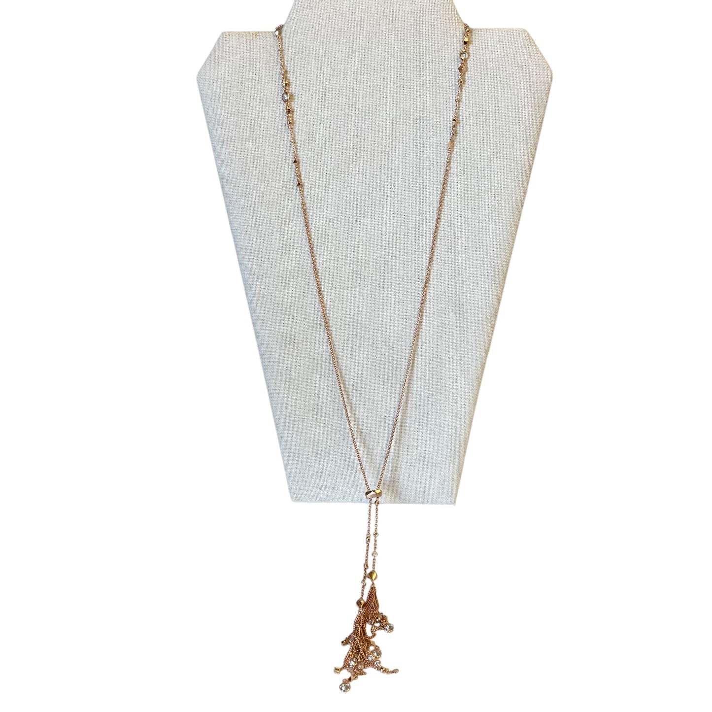 Necklace Lariat & Y-Drop By Kendra Scott In Rose Gold