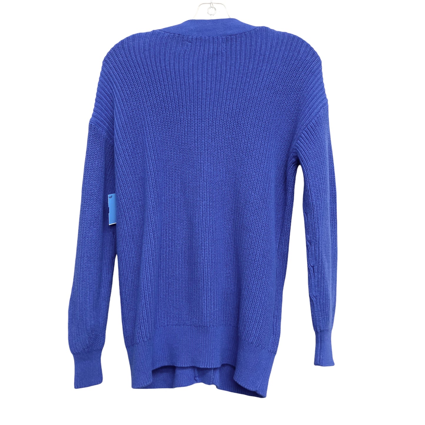 Sweater Cardigan By Loft In Blue, Size:S