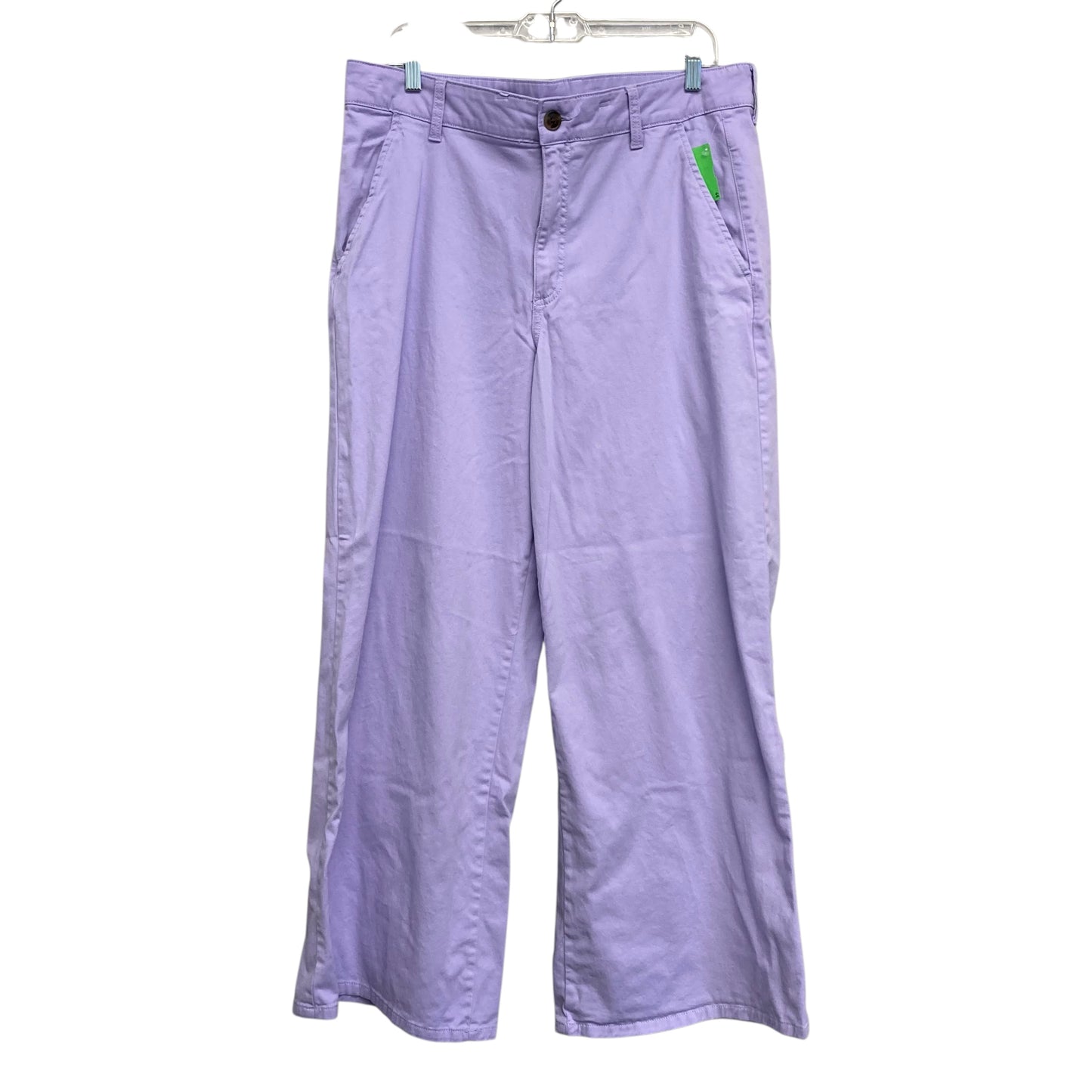Pants Wide Leg By St Johns Bay In Purple, Size:16