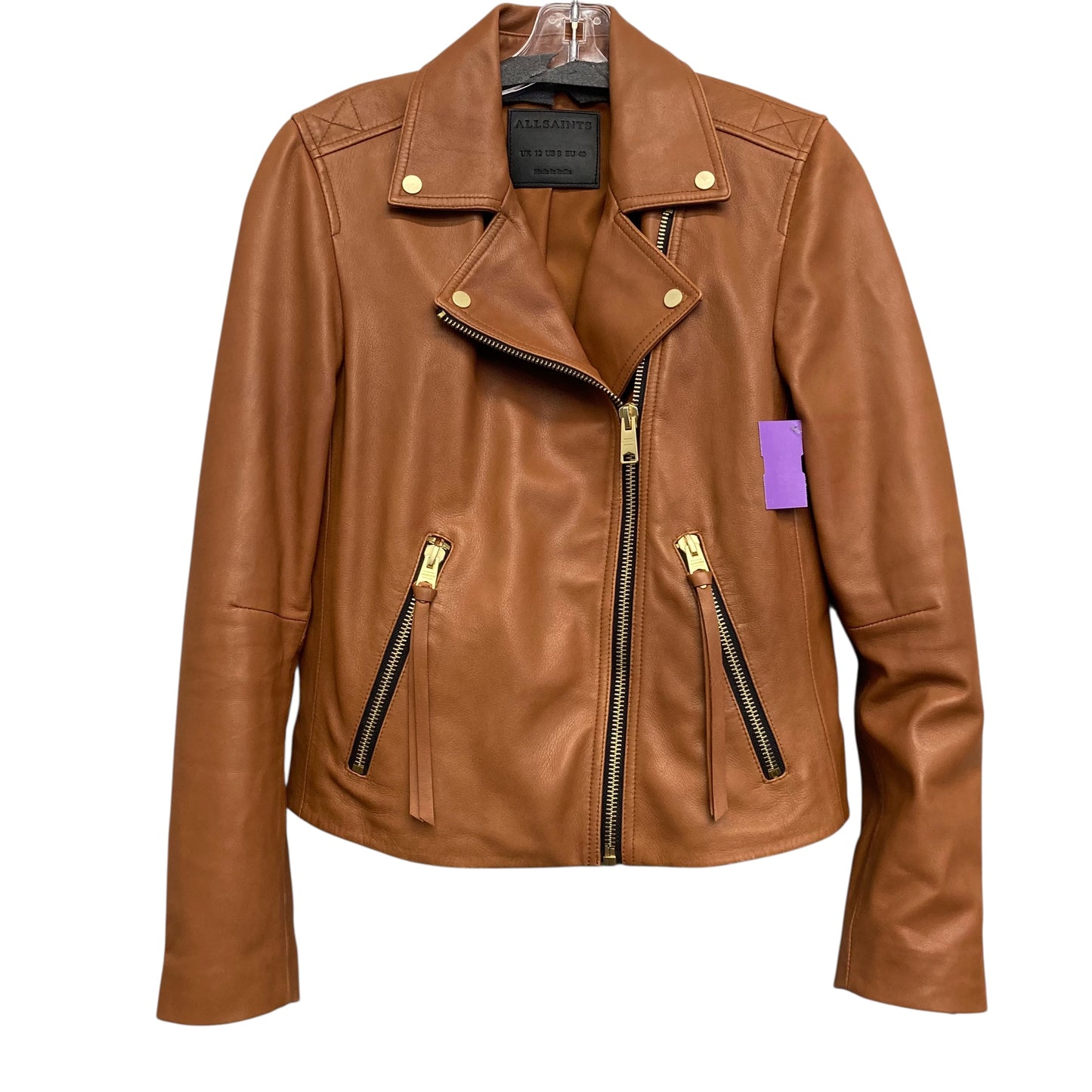 Jacket Designer By All Saints In Brown, Size:M