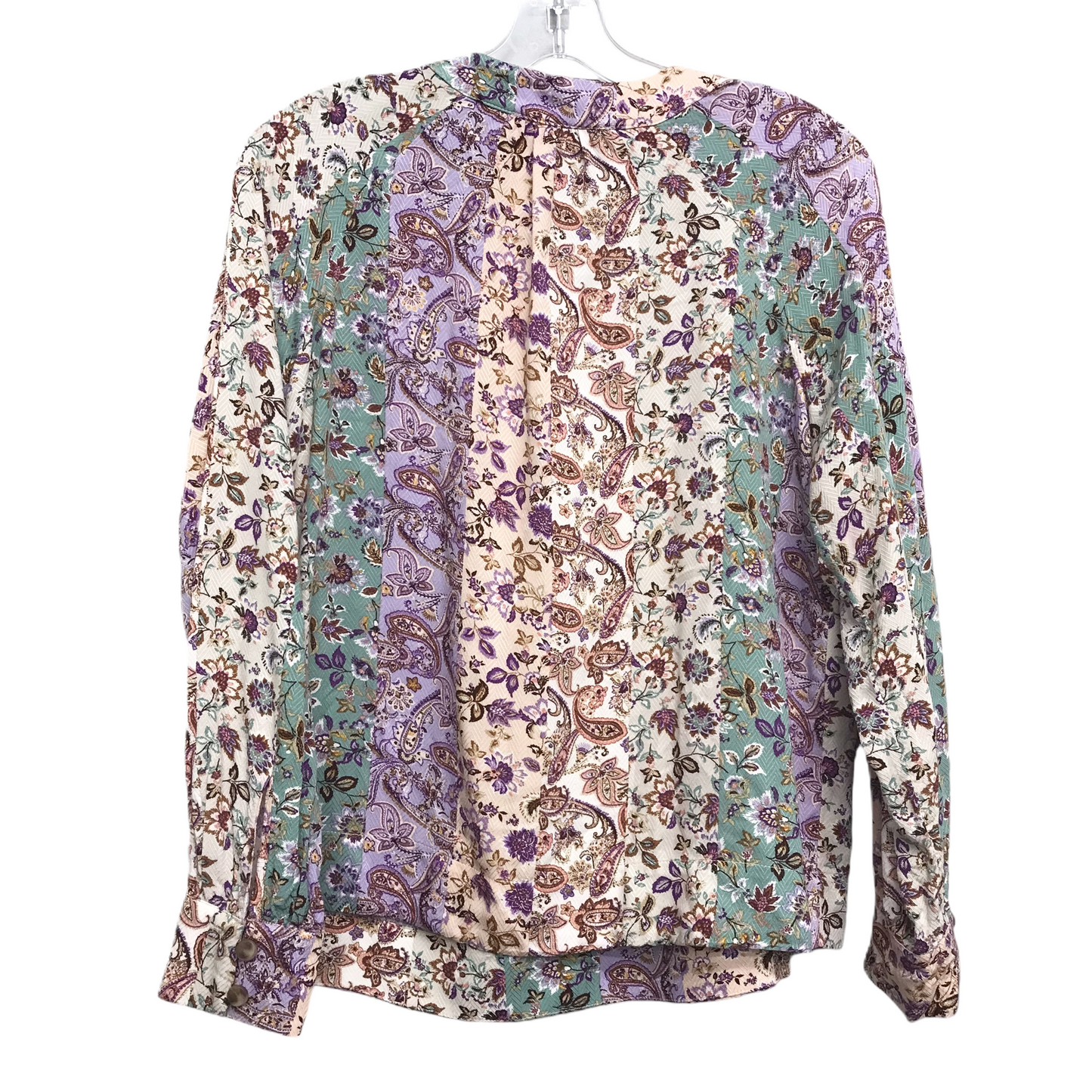 Top Long Sleeve By Loft In Multi-colored, Size: Xs