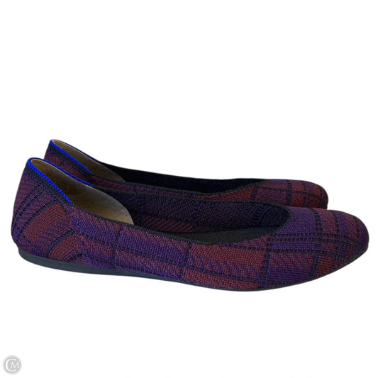 Shoes Flats By Rothys In Plaid Pattern, Size: 8.5