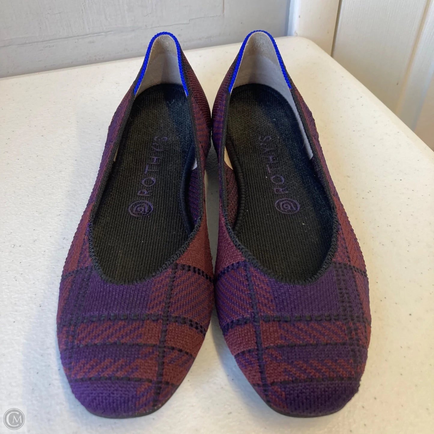 Shoes Flats By Rothys In Plaid Pattern, Size: 8.5