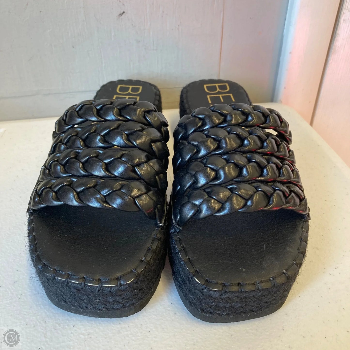 Sandals Heels Platform By Matisse In Black, Size: 9