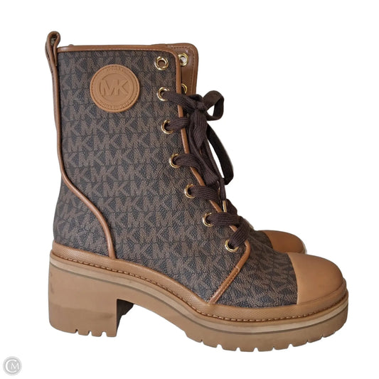 Boots Designer By Michael Kors In Brown, Size: 7.5