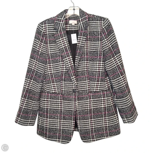 Blazer By Loft In Black & Cream, Size: S