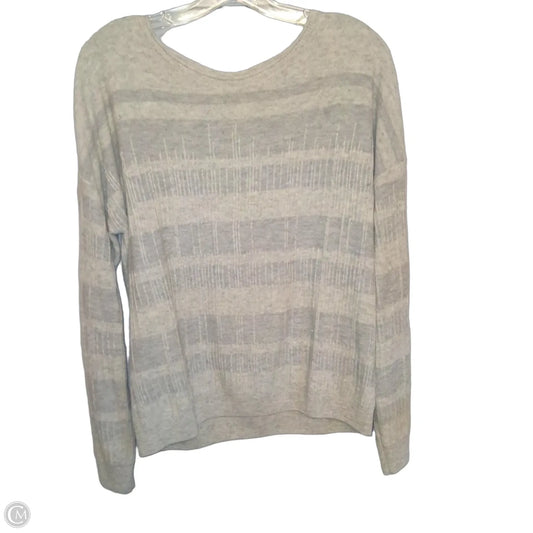 Sweater By St John Knits In Grey, Size: L