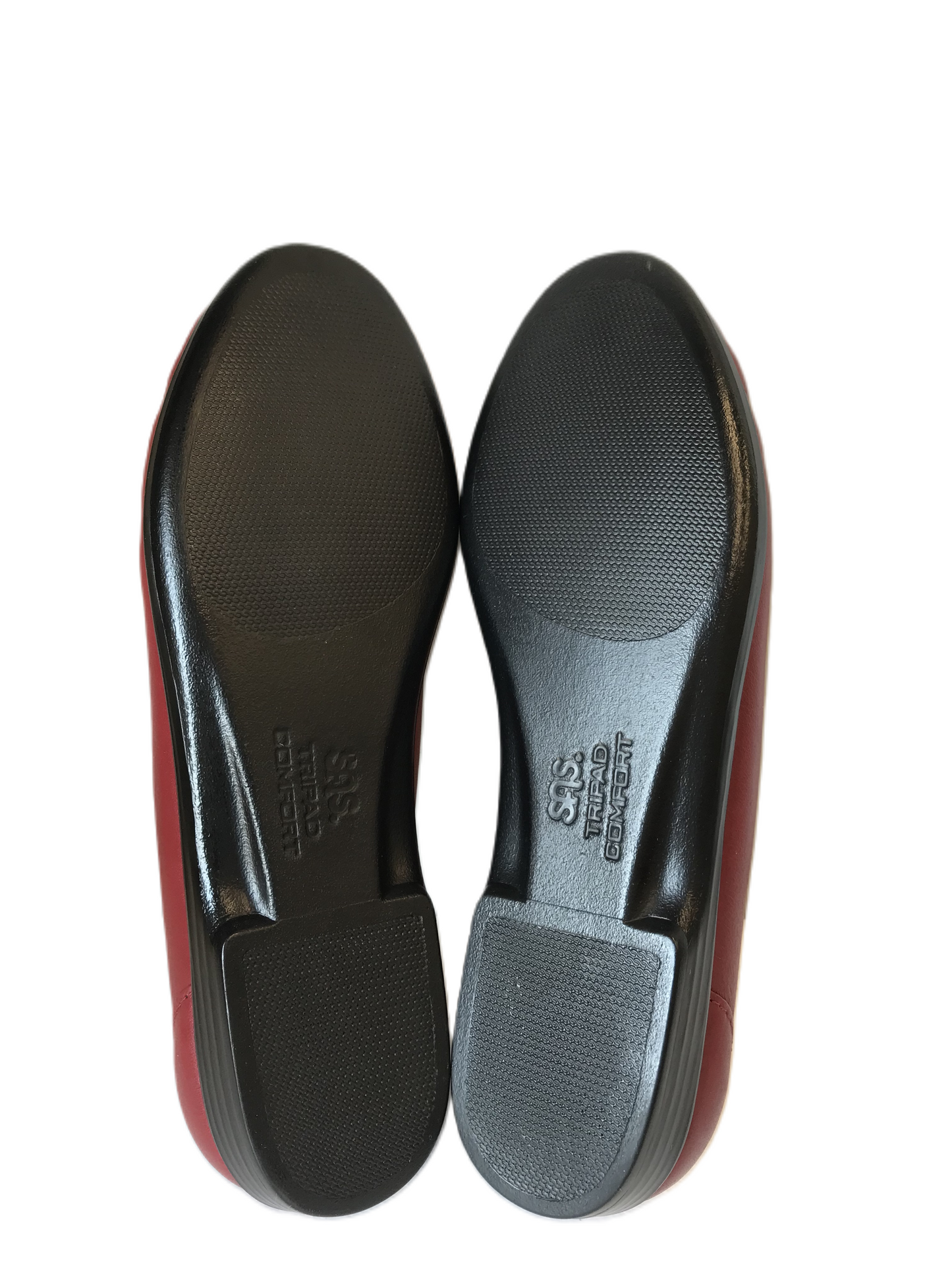 Red Shoes Flats By Sas, Size: 7.5