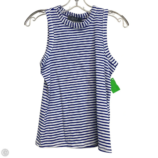 Tank Top By Marled In Blue & White, Size: M
