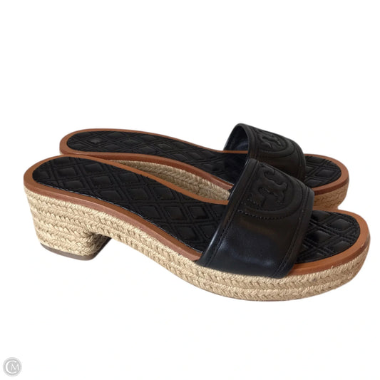 Sandals Designer By Tory Burch In Black, Size: 8