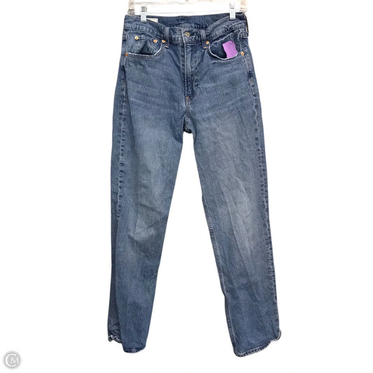 Jeans Straight By Gap In Blue Denim, Size: 6