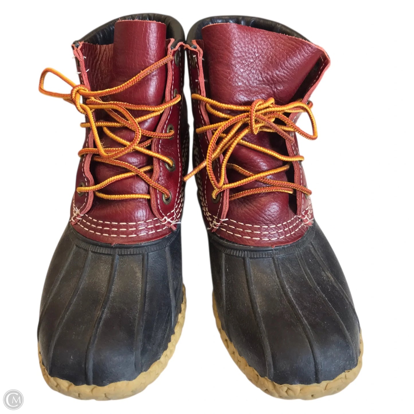 Boots Snow By L.l. Bean In Black & Red, Size: 7