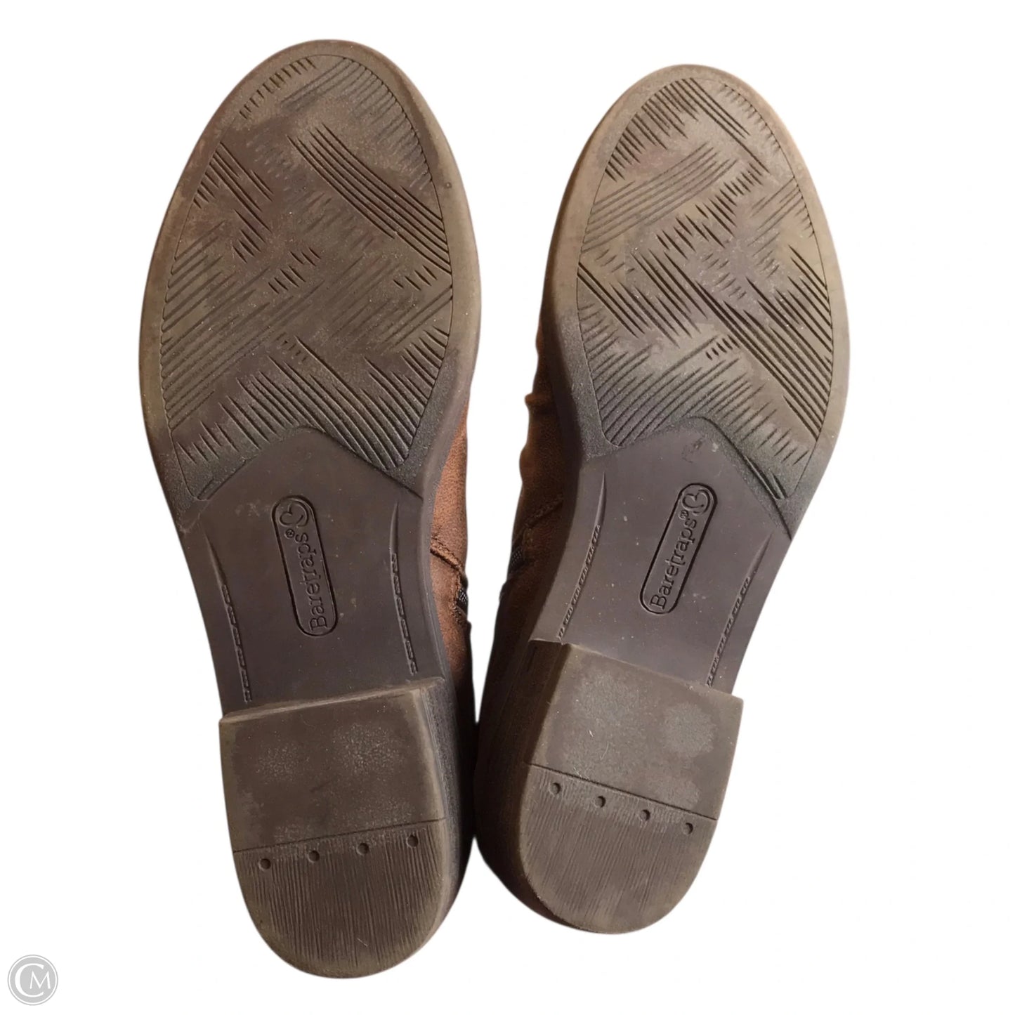 Boots Ankle Heels By Bare Traps In Brown, Size: 7
