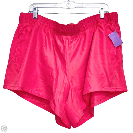 Athletic Shorts By Athletic Works In Pink, Size: Xl