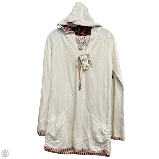 Top Long Sleeve By Billabong In Cream, Size: M