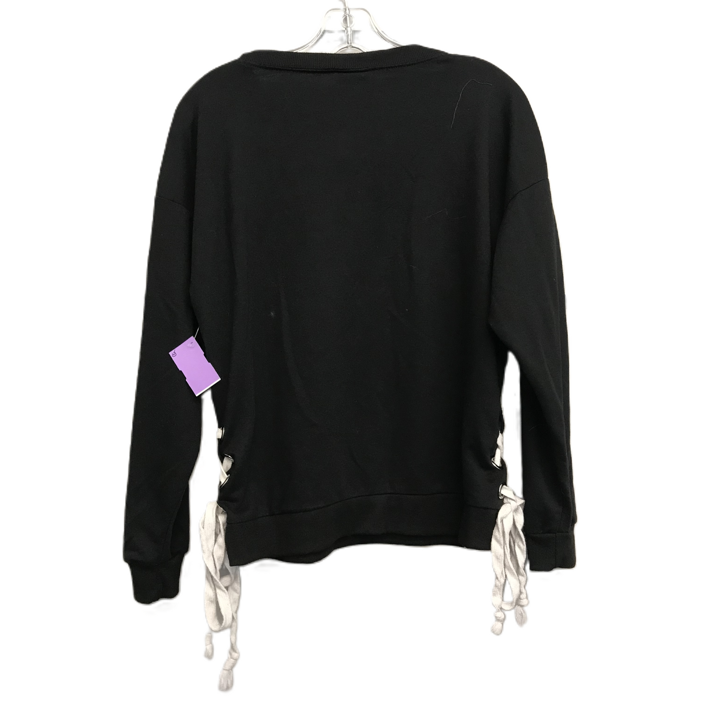 Top Long Sleeve By Coco Limon  In Black, Size: L