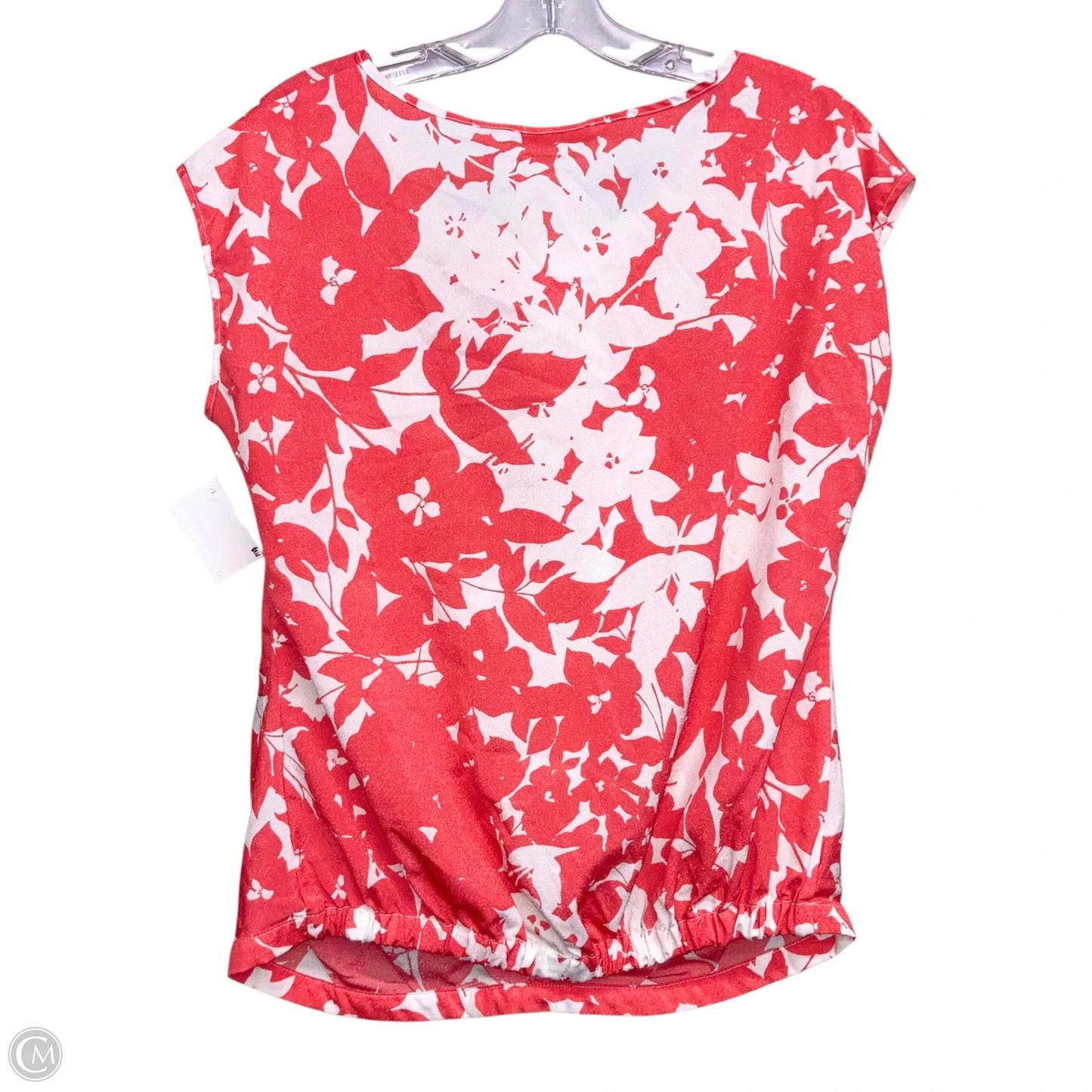 Top Sleeveless By New York And Co In Red & White, Size: S