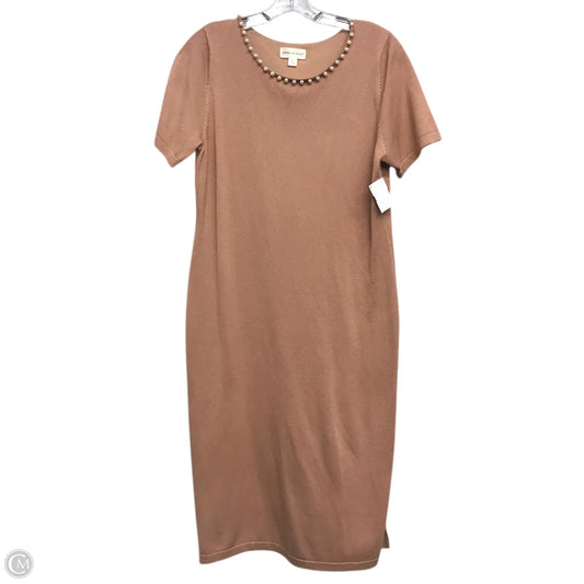 Dress Sweater By Emma & Posh In Beige, Size: Xl
