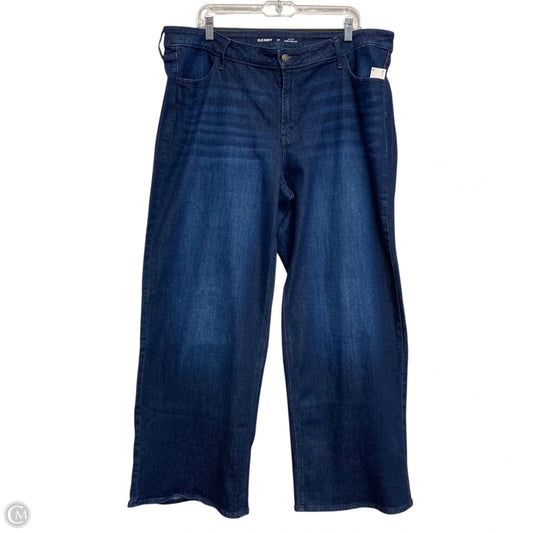 Jeans Wide Leg By Old Navy In Blue Denim, Size: 20