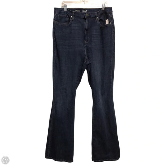 Jeans Flared By Ana In Blue Denim, Size: 20