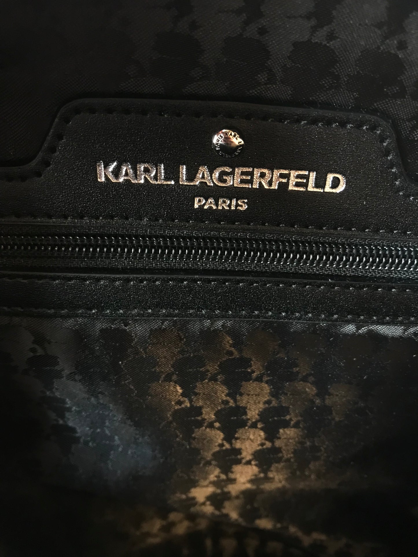 Backpack By Karl Lagerfeld, Size: Medium