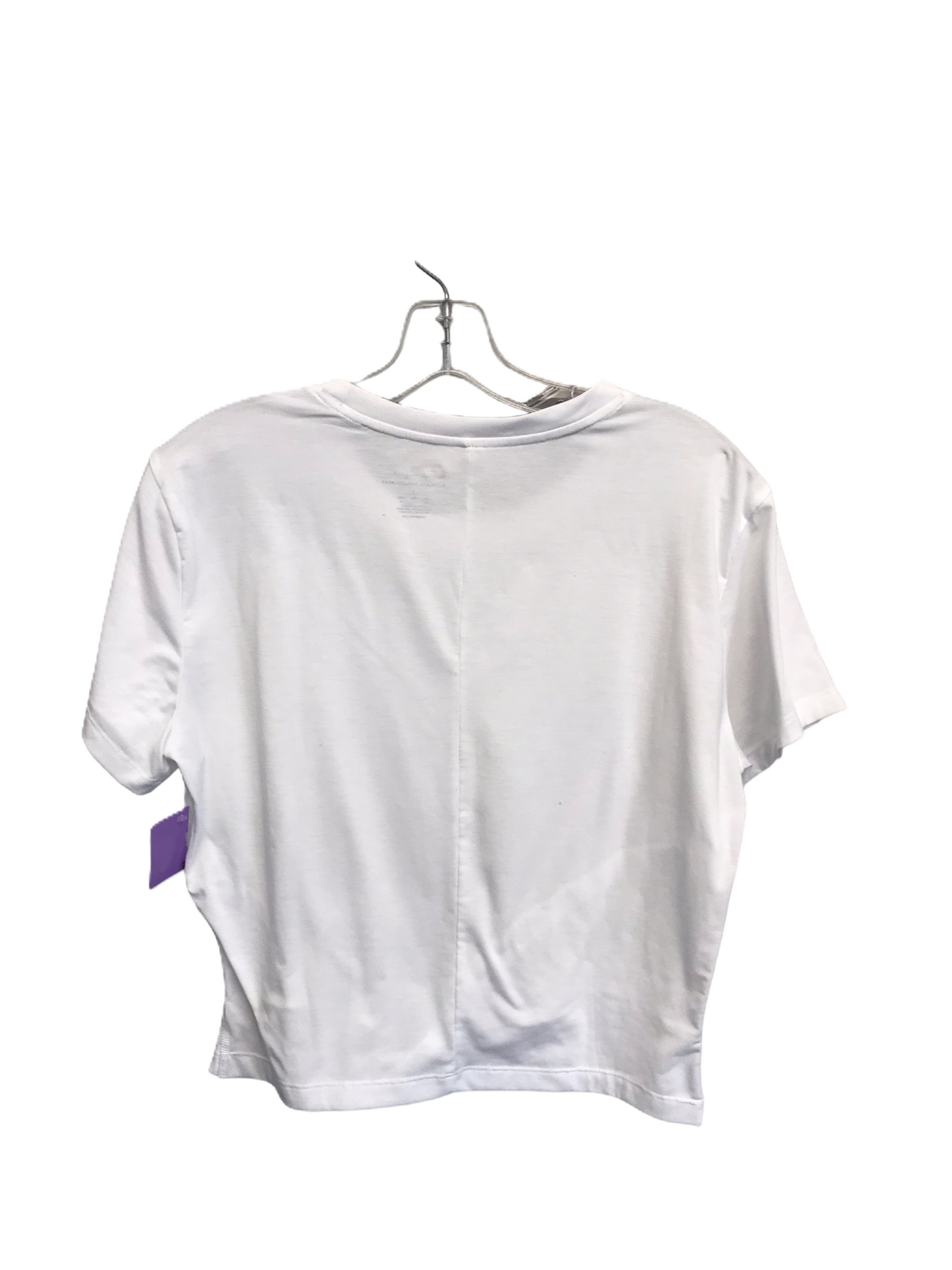 White Athletic Top Short Sleeve By Champion, Size: L