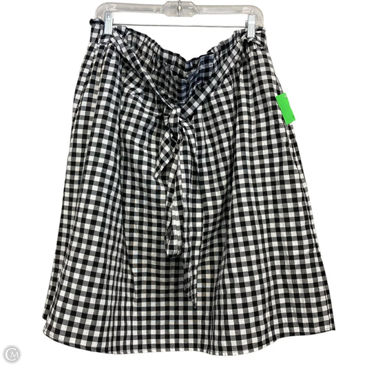 Skirt Mini & Short By Shein In Plaid Pattern, Size: 26