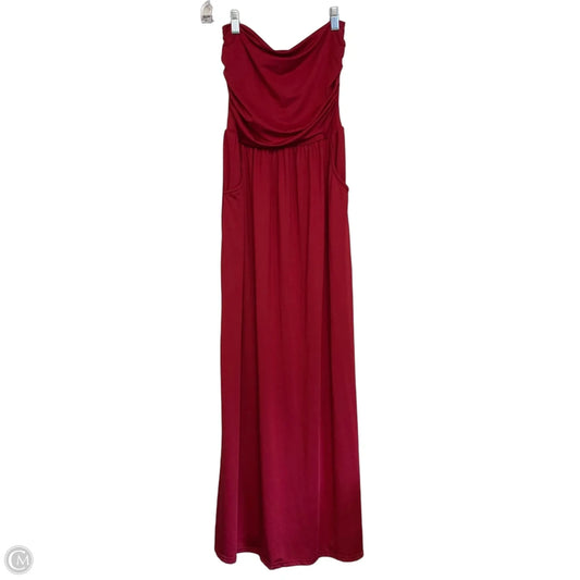 Dress Casual Maxi By Live Cloth In Red, Size: S