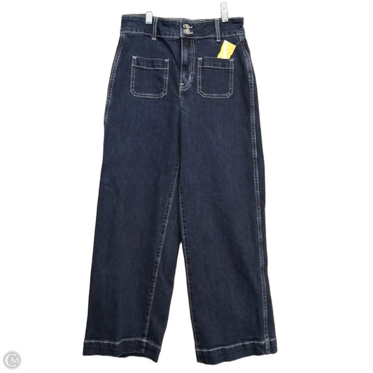 Jeans Wide Leg By Old Navy In Blue Denim, Size: 2Petite