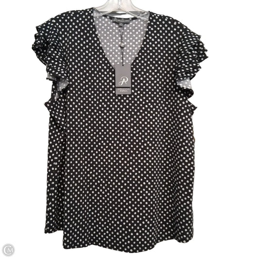 Top Sleeveless By Adrianna Papell In Polkadot Pattern, Size: Xl