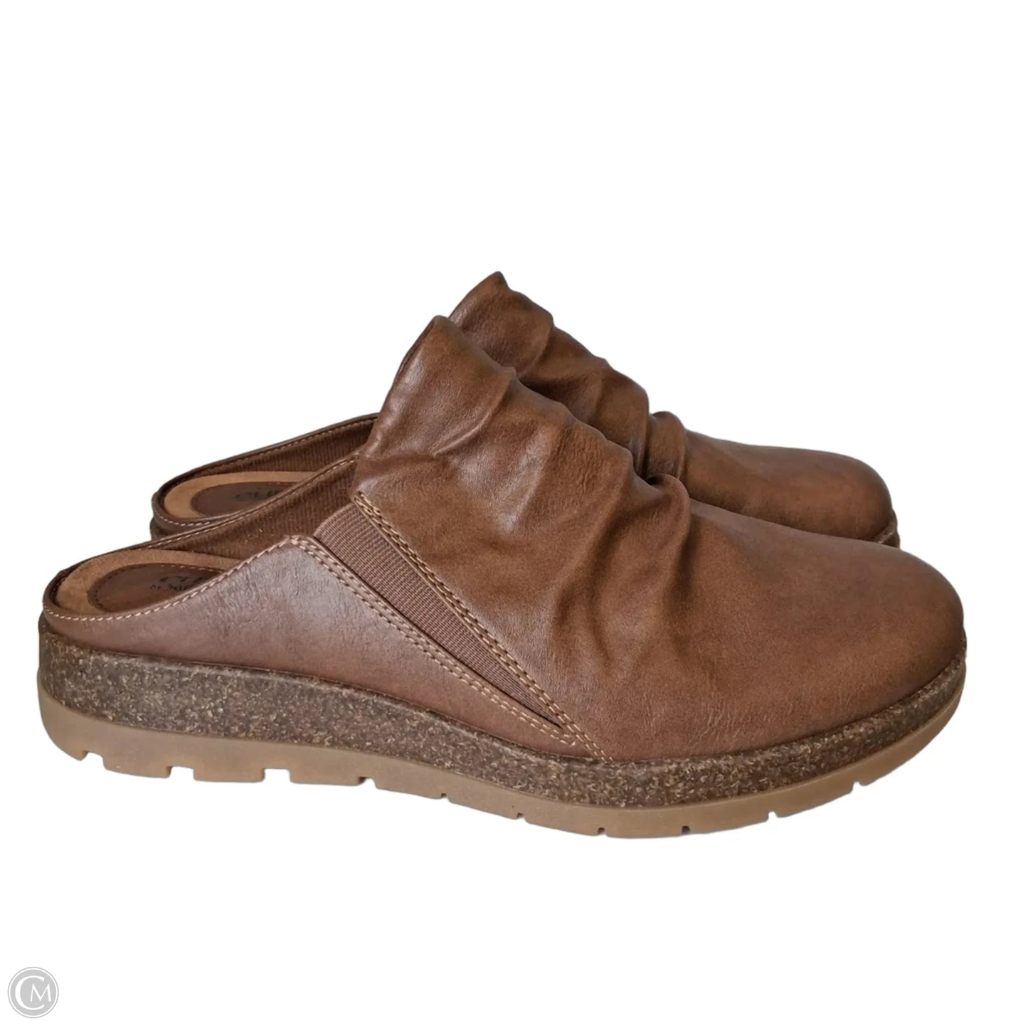 Shoes Flats By Sofft In Brown, Size: 9