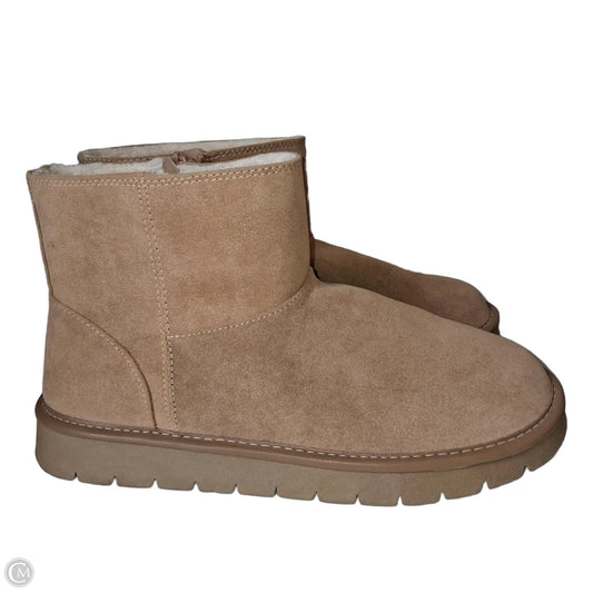 Boots Ankle Flats By Universal Thread In Brown, Size: 10