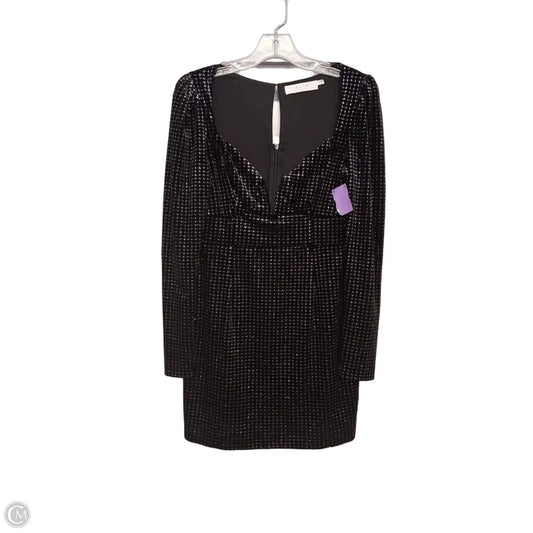 Dress Party Short By Astr In Black & Silver, Size: M