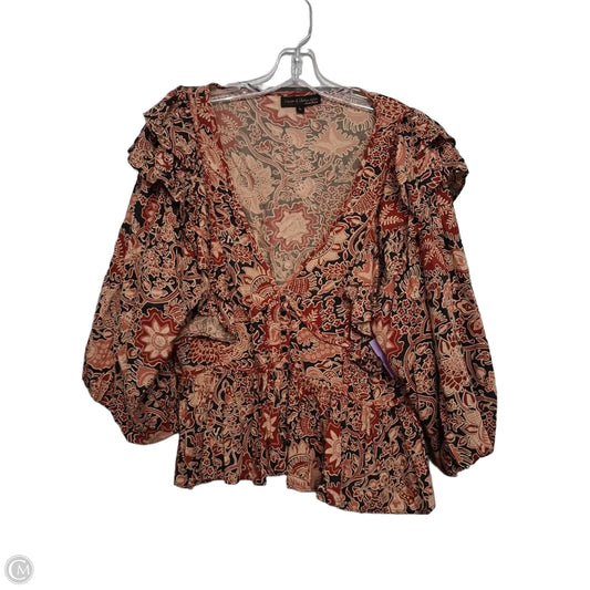 Top Long Sleeve By House Of Harlow In Multi-colored, Size: L