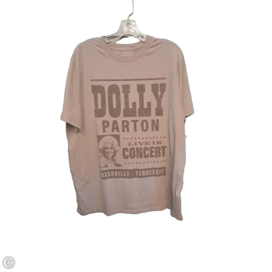 Top Short Sleeve In Beige, Size: Xl