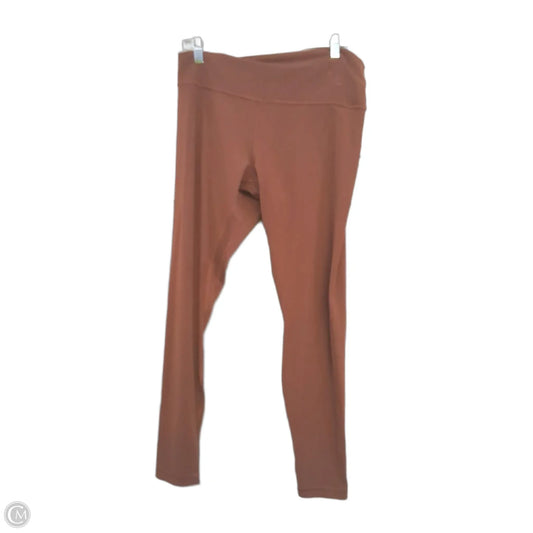Athletic Leggings By Lululemon In Brown, Size: L