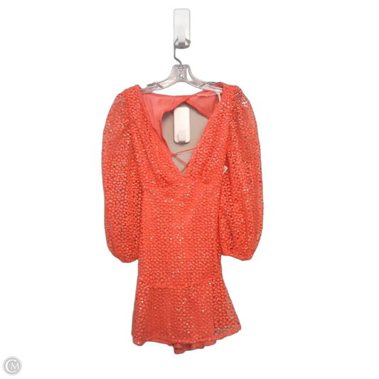 Dress Party Short By Free People In Coral, Size: Xs