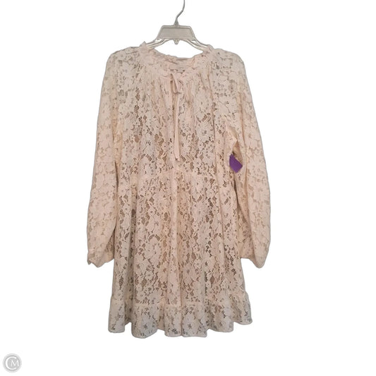 Dress Casual Short By Loft In Cream, Size: Xl