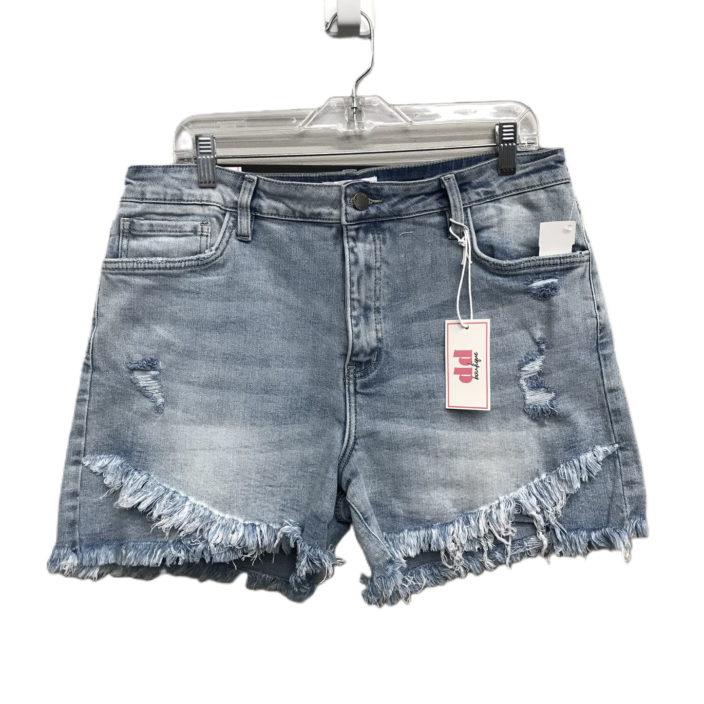 Blue Denim Shorts By Discount Divas Boutique, Size: 16