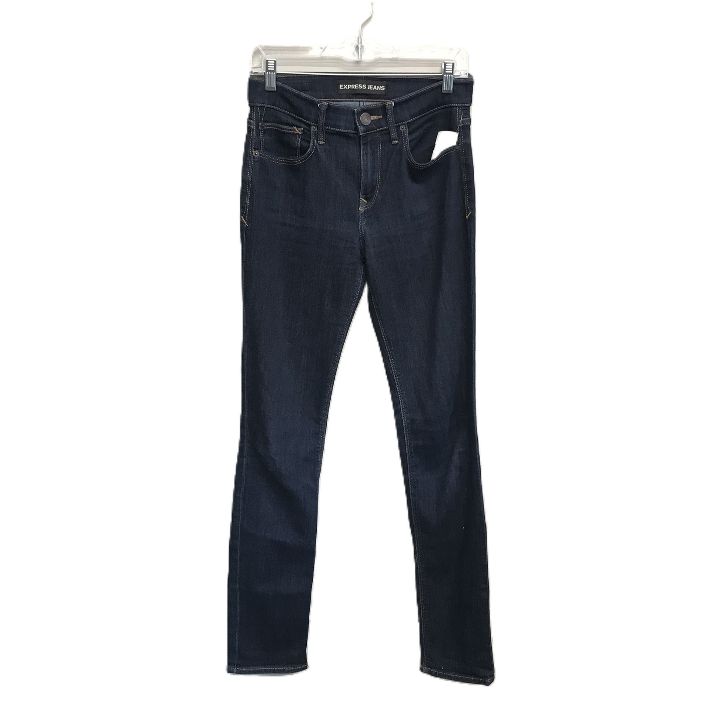 Blue Denim Jeans Skinny By Express, Size: 4