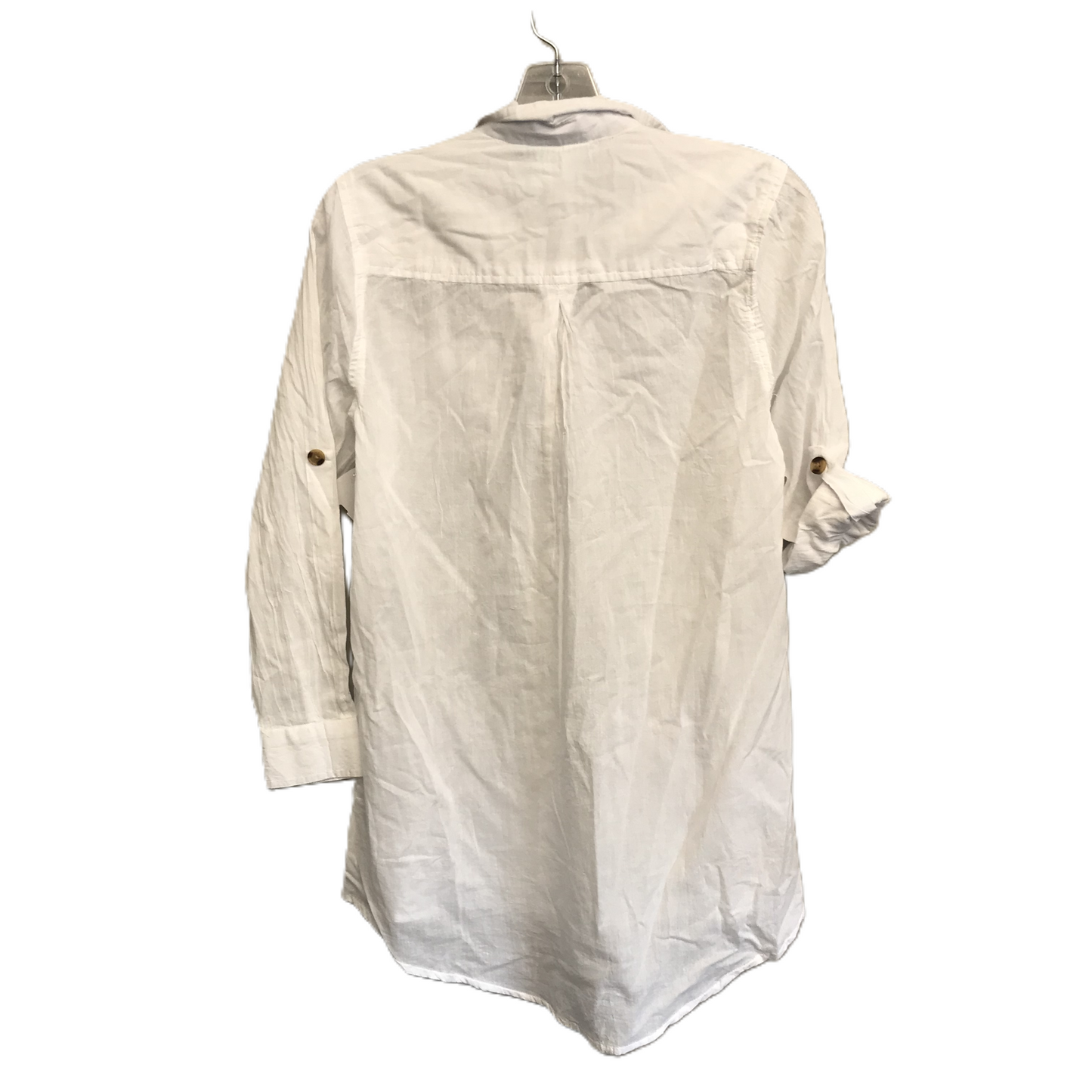 White Top 3/4 Sleeve By True Destinations, Size: Xs