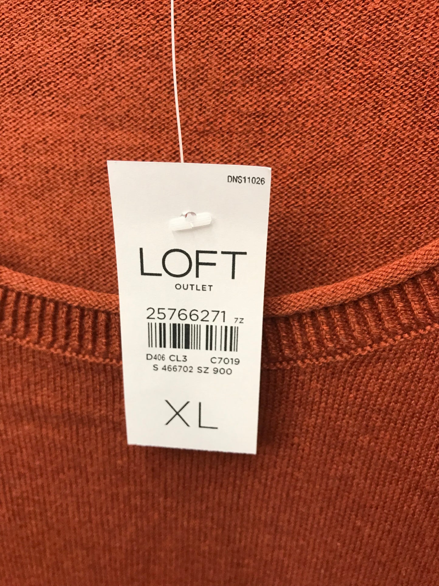 Orange Sweater By Loft, Size: Xl