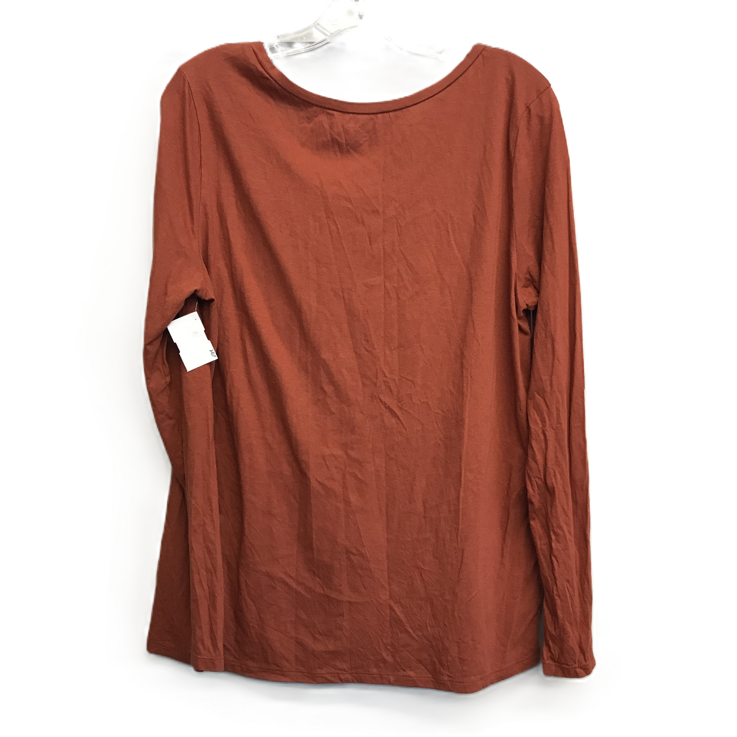 Orange Top Long Sleeve By Loft, Size: L