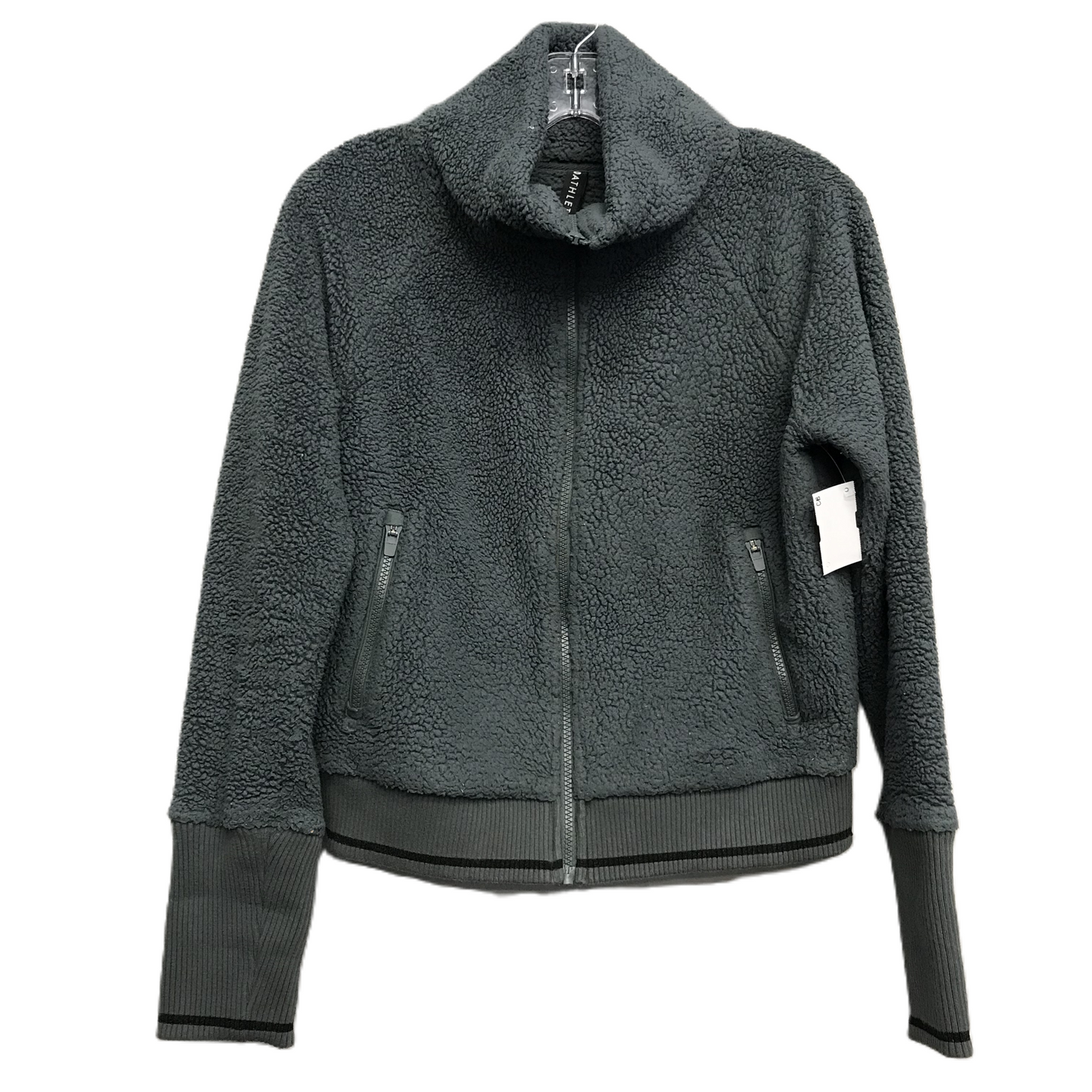 Athletic Jacket By Athleta In Grey, Size: S