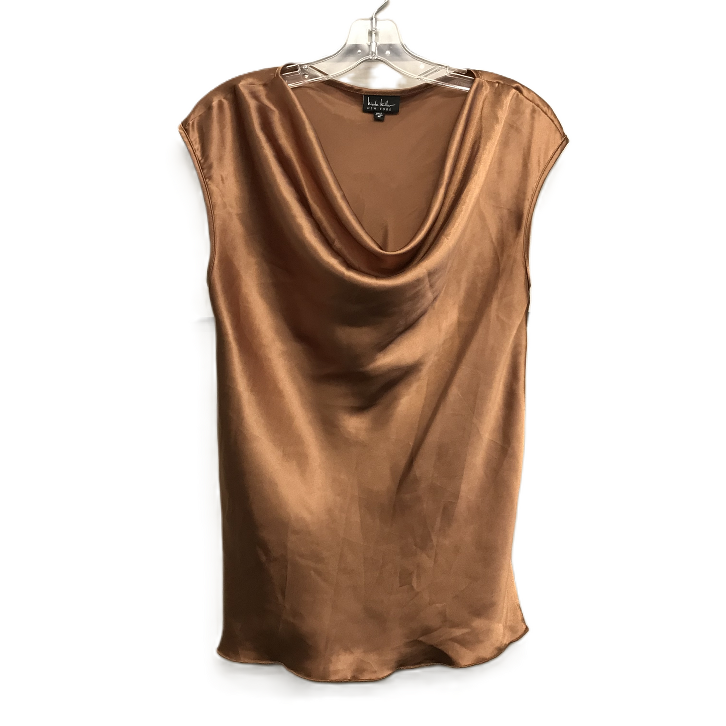 Top Sleeveless By Nicole By Nicole Miller In Gold, Size: M