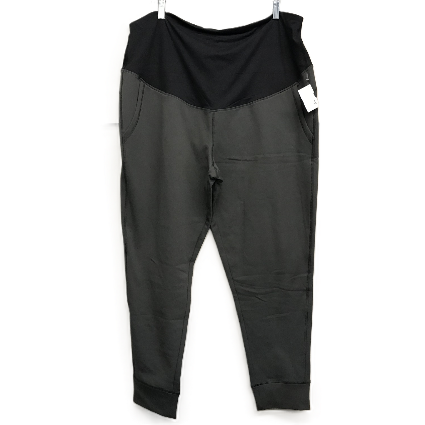 Athletic Leggings By Champion In Grey, Size: 1x